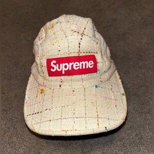 Supreme Men’s Adjustable Cream Hat